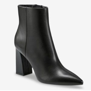 Marc Fisher Garina Bootie Black Leather (Womens) 8M